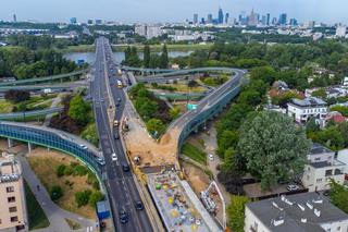 Wiadukt Trasy Łazienkowskiej prawie gotowy