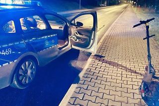 Zatrzymani nietrzeźwi na hulajnodze