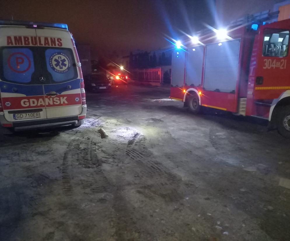 Tragiczny pożar w Gdańsku. Kobieta nie żyje