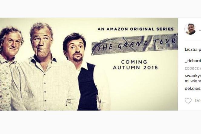 Clarkson, Hammond, May, nowy program The Grand Tour