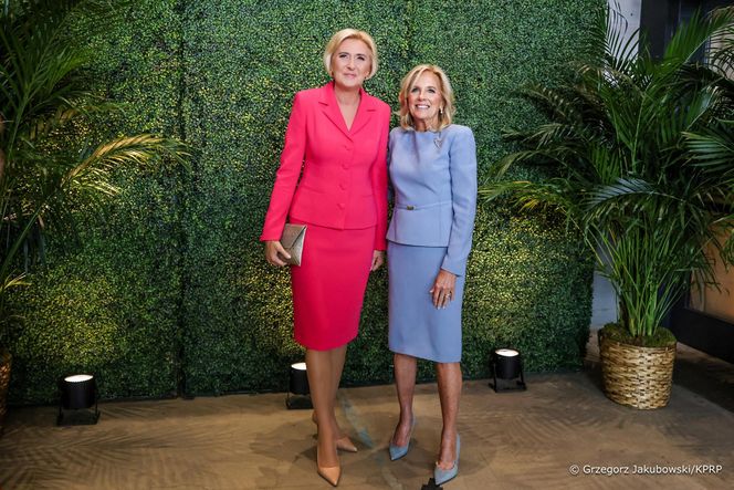 Agata Duda na przyjęciu u Jill Biden 