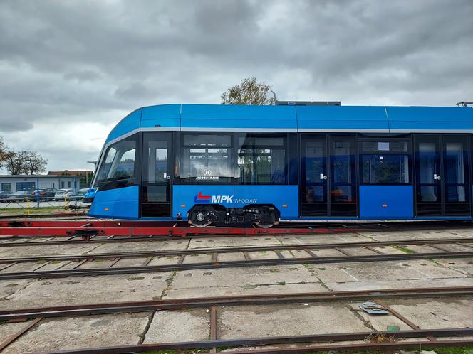 Tramwaj Moderus Gamma 2 został zaprojektowany specjalnie dla MPK Wrocław