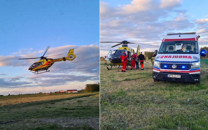 Sprzed domu zabrał ją śmigłowiec! 16-latka rozbiła się quadem na rodzinnej posesji pod Płońskiem [ZDJĘCIA]. 