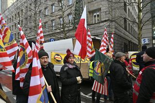 Rolniczy protest w Warszawie