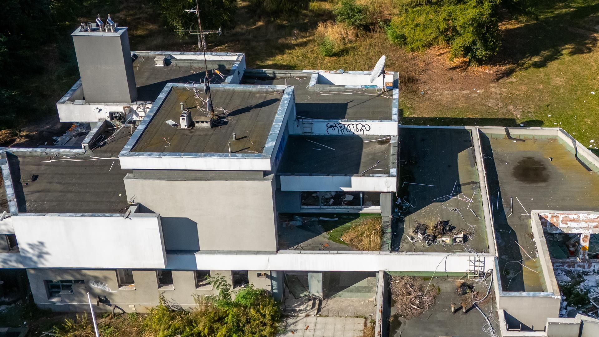 Opuszczona willa przy Ryżowej 72 w Warszawie