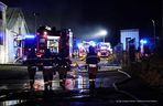 Pożar zakładu meblarskiego w Sadowie