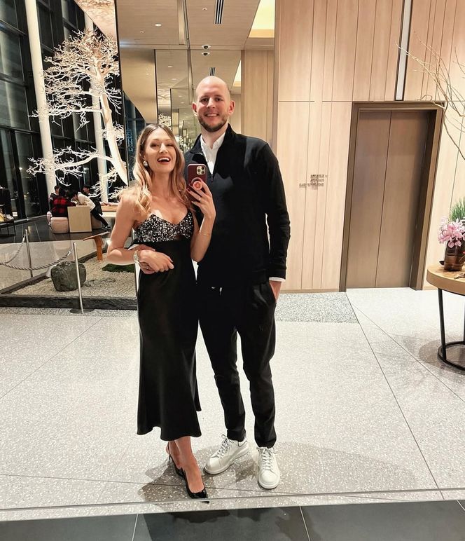 Bartosz Kurek z żoną Anną