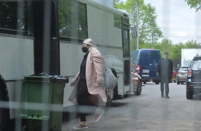 Aktorzy na planie "Barwy szczęścia " 