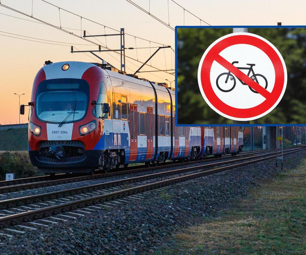 WKD wprowadza zakaz. Pociągiem nie przewieziesz już roweru!