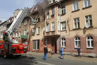 Pożar w kamienicy przy ulicy Narutowicza w Grudziądzu. Jest ofiara śmiertelna