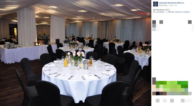 Kinga Duda na balu półmetkowym w luksusowym hotelu ZDJĘCIA