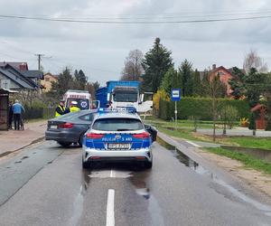 Śmierć na drodze w Ambrożowie. Ciężarówka potrąciła mężczyznę