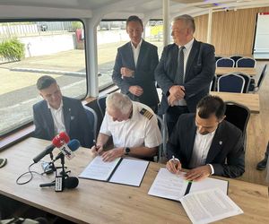 Podpisanie umowy na Samorządowy Szlak Wodny
