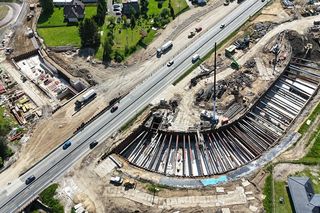 Budowa tunelu na zakopiance - w Krzyszkowicach