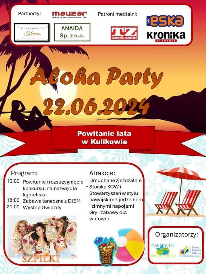 Plakat Aloha Party