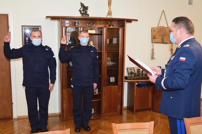 Nowi policjanci na Podkarpaciu. Zobacz, jak ślubowali [ZDJĘCIA] 