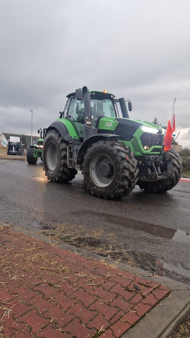 Protest rolników w zielonym miasteczku w Nagłowicach