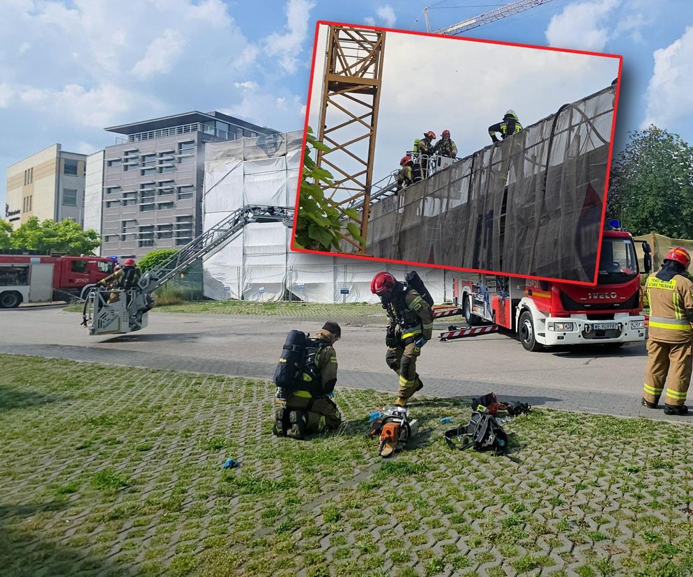 Pożar w Instytucie Lotnictwa w Warszawie! Ewakuacja 25 osób