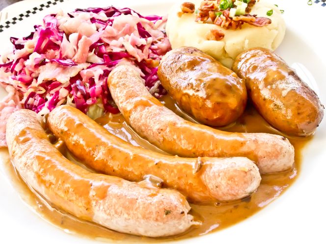 Sos musztardowy na ciepło [do kiełbas i mięs]