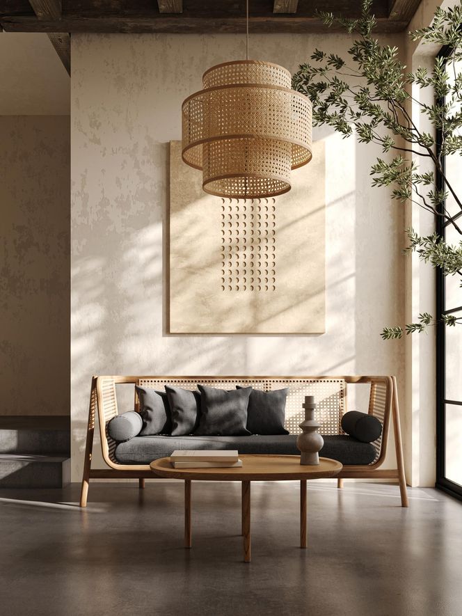 Naturalne światło w salonie