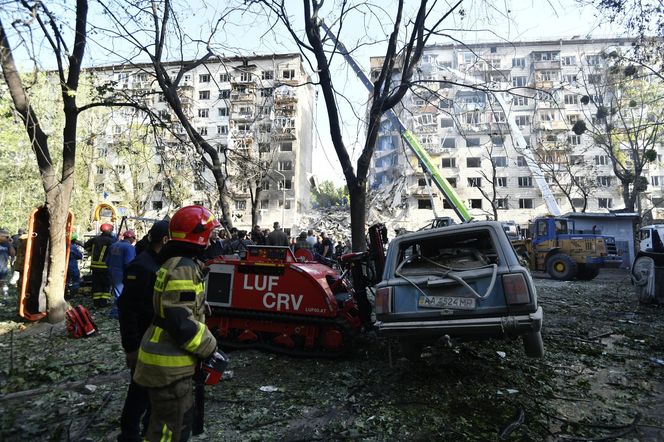 Ponad 440 dronów i 32 rakiet użyła Rosja ostatniej nocy do ataków na Kijów