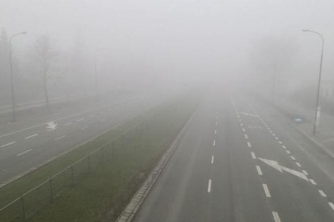 Mgła w Toruniu i okolicach - kierowcy, uważajcie!