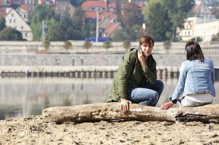 M jak miłość odcinek 1184, Iza Lewińska (Adriana Kalska), Marcin Chodakowski (Mikołaj Roznerski)