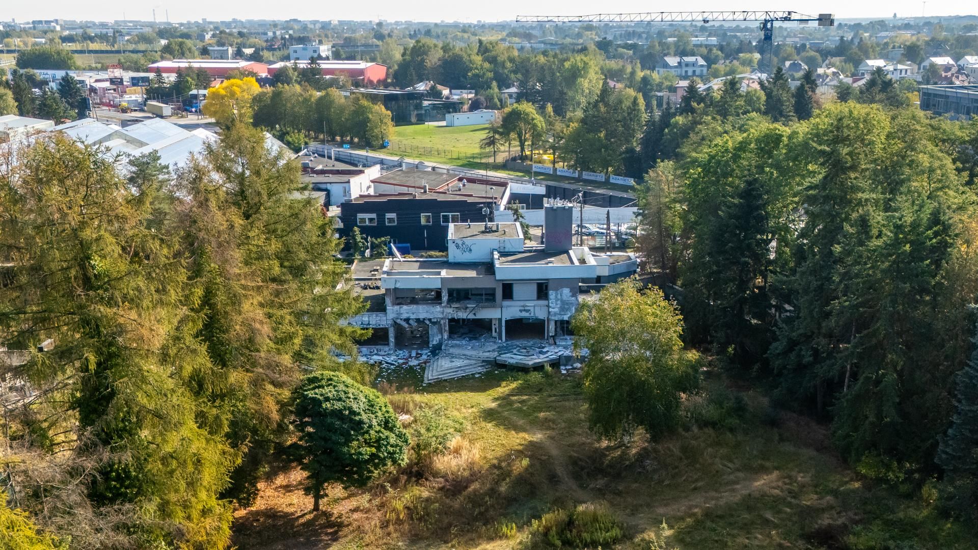 Opuszczona willa przy Ryżowej 72 w Warszawie