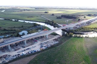 To najdłuższy most drogowy w Podlaskiem! Przeprawa nad doliną Narwi ma ponad kilometr 