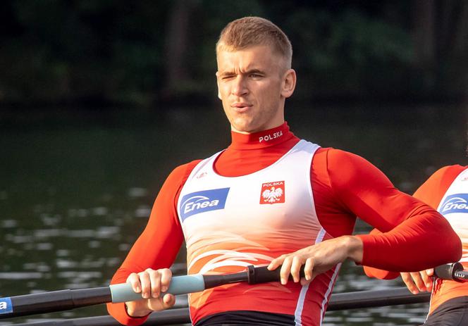 Męska czwórka bez sternika ze szlakowym Michałem Szpakowskim - Wioślarstwo