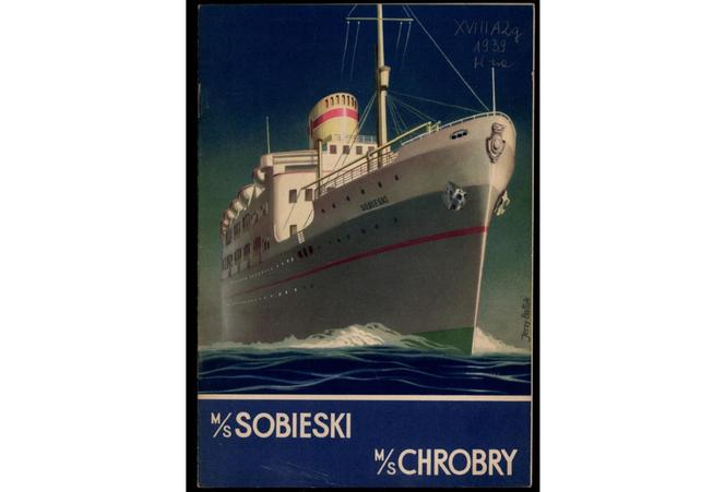 M/S Sobieski, M/S Chrobry : Linia Południowo-Amerykańska = South-America Line = Südamerika Linie