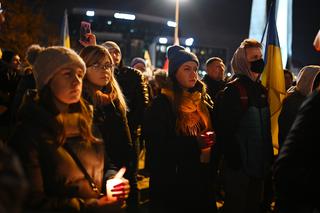 Solidarni z Ukrainą. Wielki wiec w Gdańsku