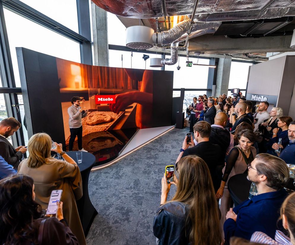 Miele Brand Days 2025. Pokazali, jak działa sprzęt agd, który jest cichy i niewidzialny. I to nie byle gdzie, bo na 46. piętrze najwyższego wieżowca Warszawy
