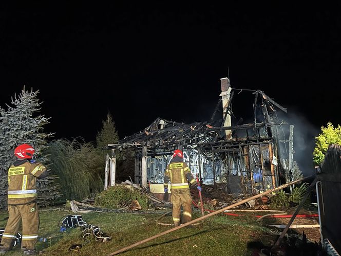 Tragiczny pożar w Mirczu. W zgliszczach domu znaleziono ciało kobiety