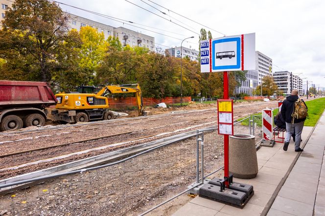 Budowa tramwaju do Wilanowa na kilka tygodni przed otwarciem