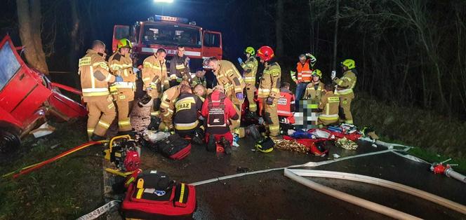 Tragiczny wypadek na drodze w Kąśnej Górnej koło Ciężkowic