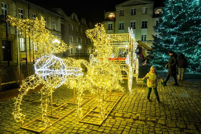 Iluminacja świąteczna w Koninie