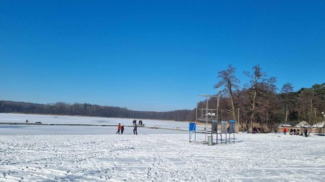 Jezioro Strzeszyńskie w śniegu - luty 2025