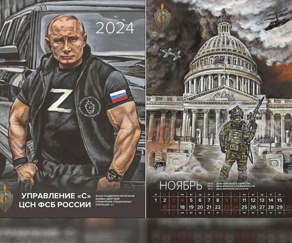 Oto kalendarz Putina na 2024 rok! Rosjanie atakują USA