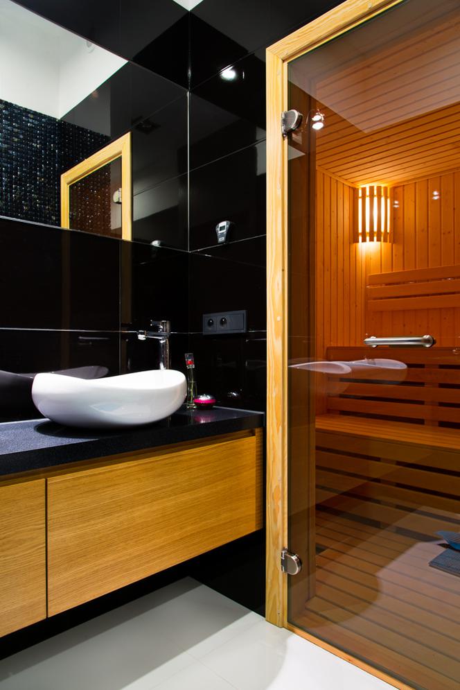 Aranżacja łazienki z sauną