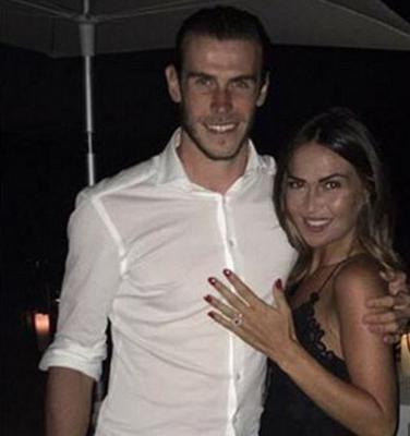 Gareth Bale i Emma Rhys-Jones