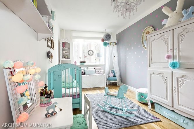 pokój dla dziewczynki shabby chic zdjęcia