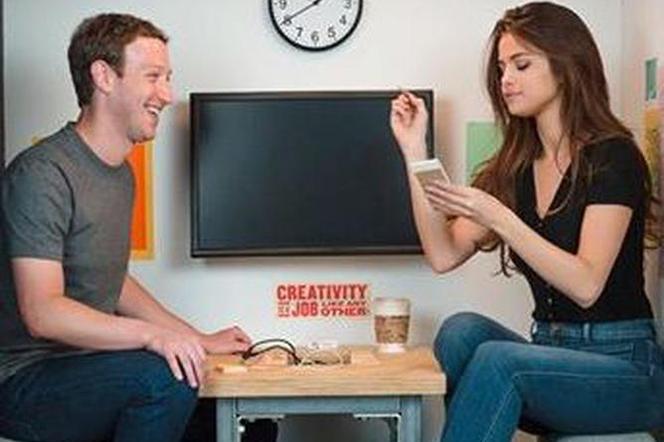 Selena Gomez i Mark Zuckerberg