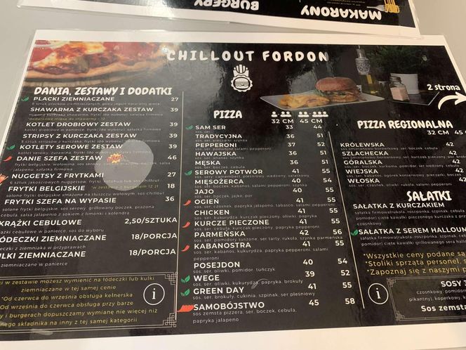 Lokal Chillout Pizza4Don znajduje się przy ul. Jana Henryka Żychonia 5 w Bydgoszczy