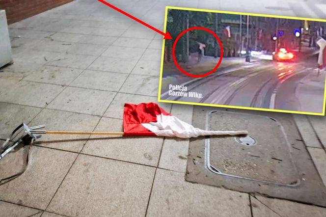 Znieważenie flagi w Gorzowie