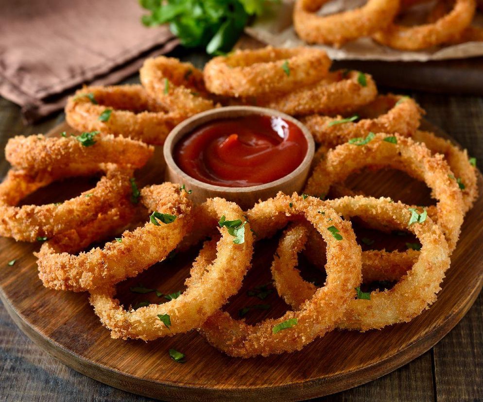 krążki cebulowe z Air Fryera