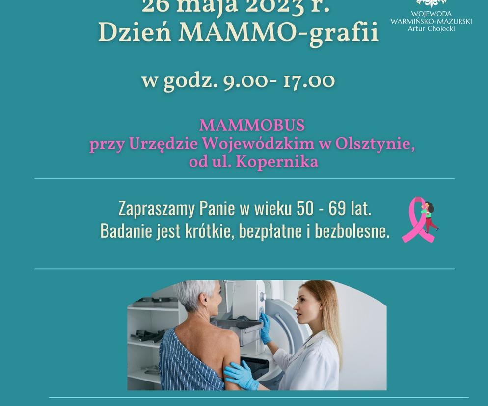 Bezpłatna mammografia na Dzień Matki