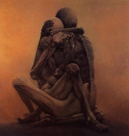 Obraz bez tytułu, 1984, Zdzisław Beksiński