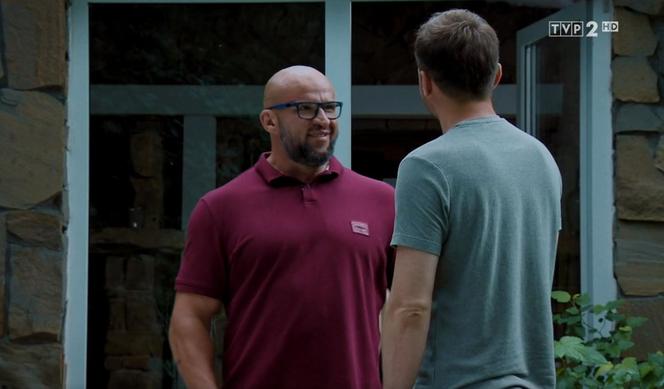M jak miłość odc. 1543. Bartek (Arek Smoleński), Andrzejek (Tomasz Oświeciński)