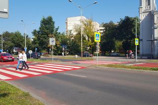 Aktywne przejście dla pieszych w Sosnowcu
